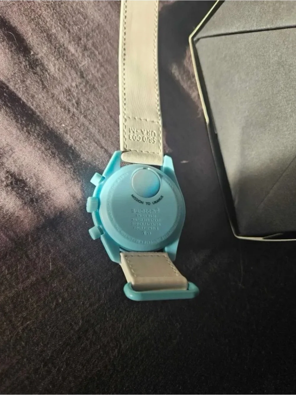 Omega x Swatch Speedmaster Moonwatch - Light Blue Chronograph